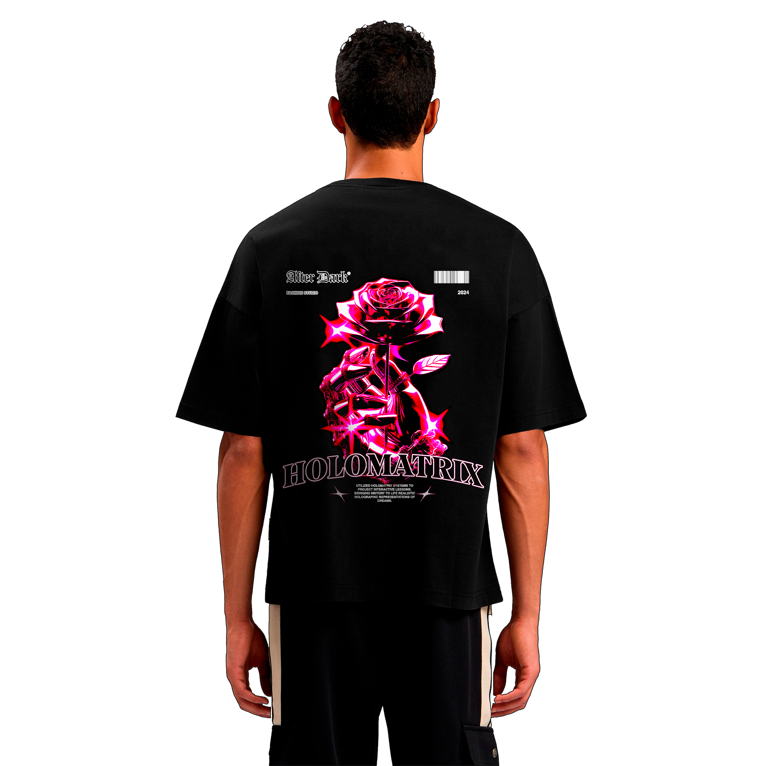 HOLOMATRIX TEE BLACK