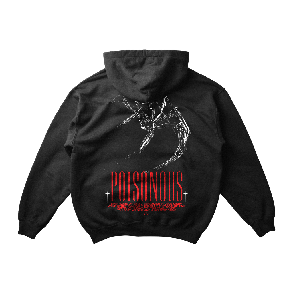 POISONOUS HOODIE BLACK