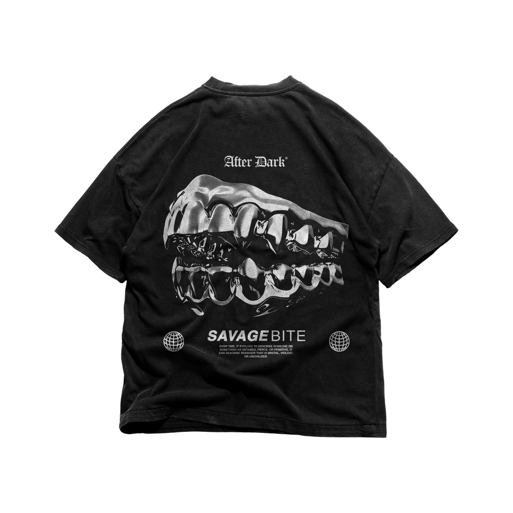 SAVAGE BITE TEE BLACK