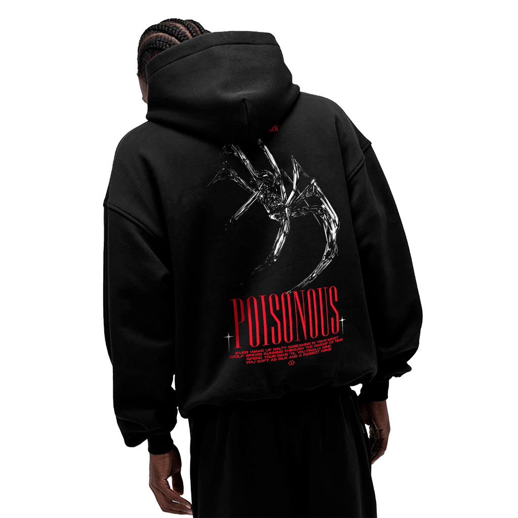 POISONOUS HOODIE BLACK