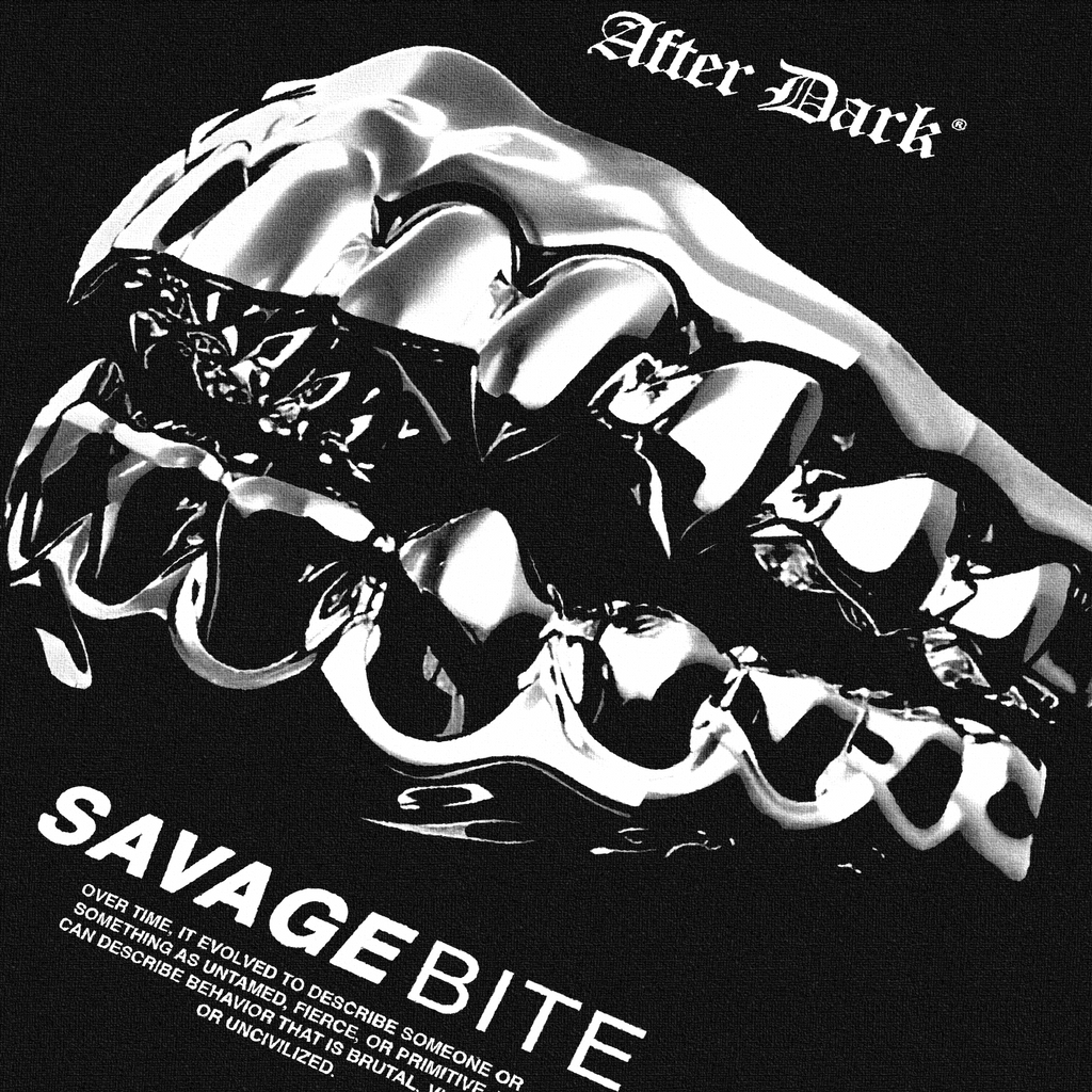 SAVAGE BITE TEE BLACK