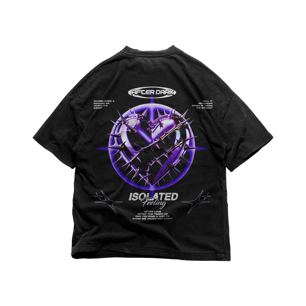 ISOLATED FEELING TEE BLACK