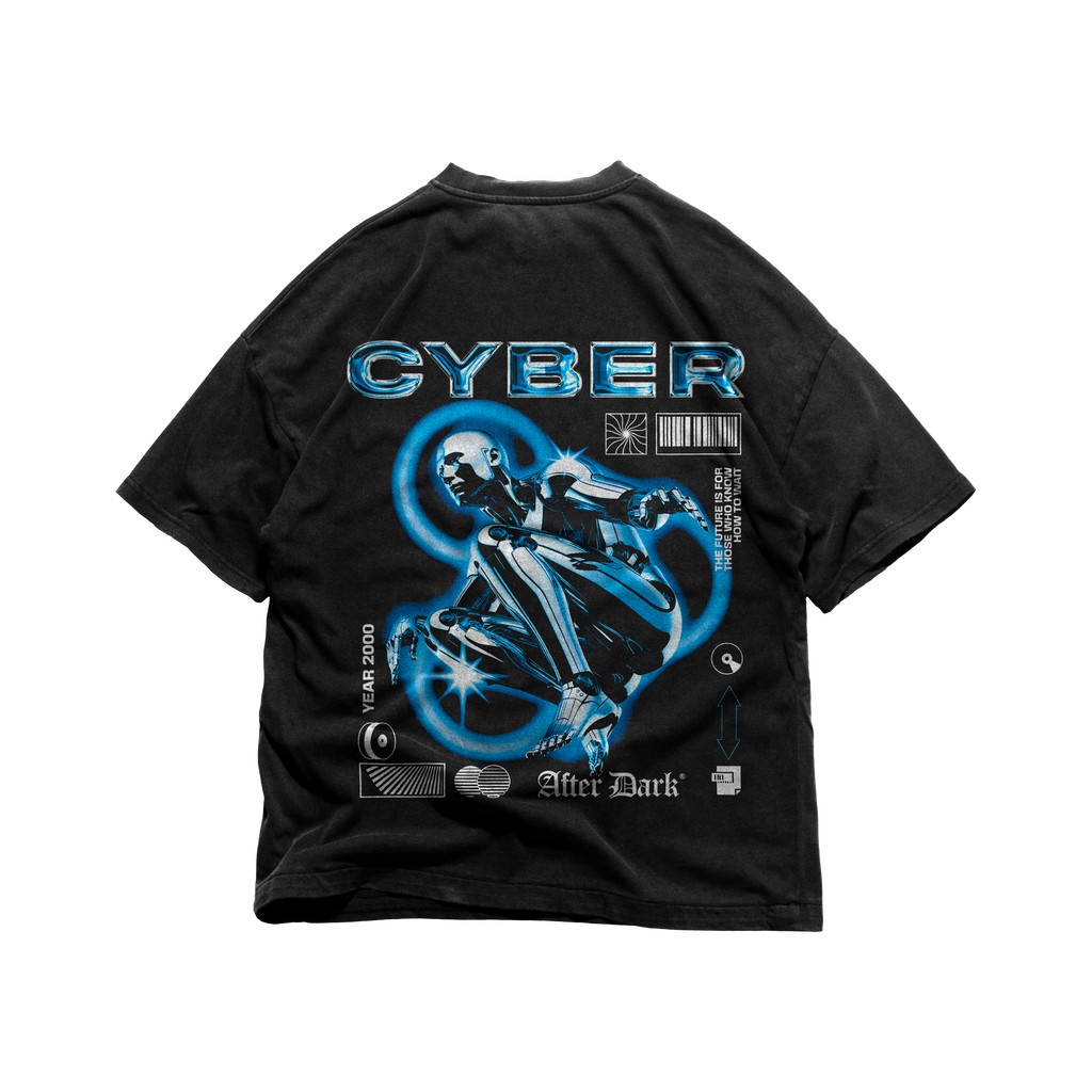 CYBER TEE BLACK