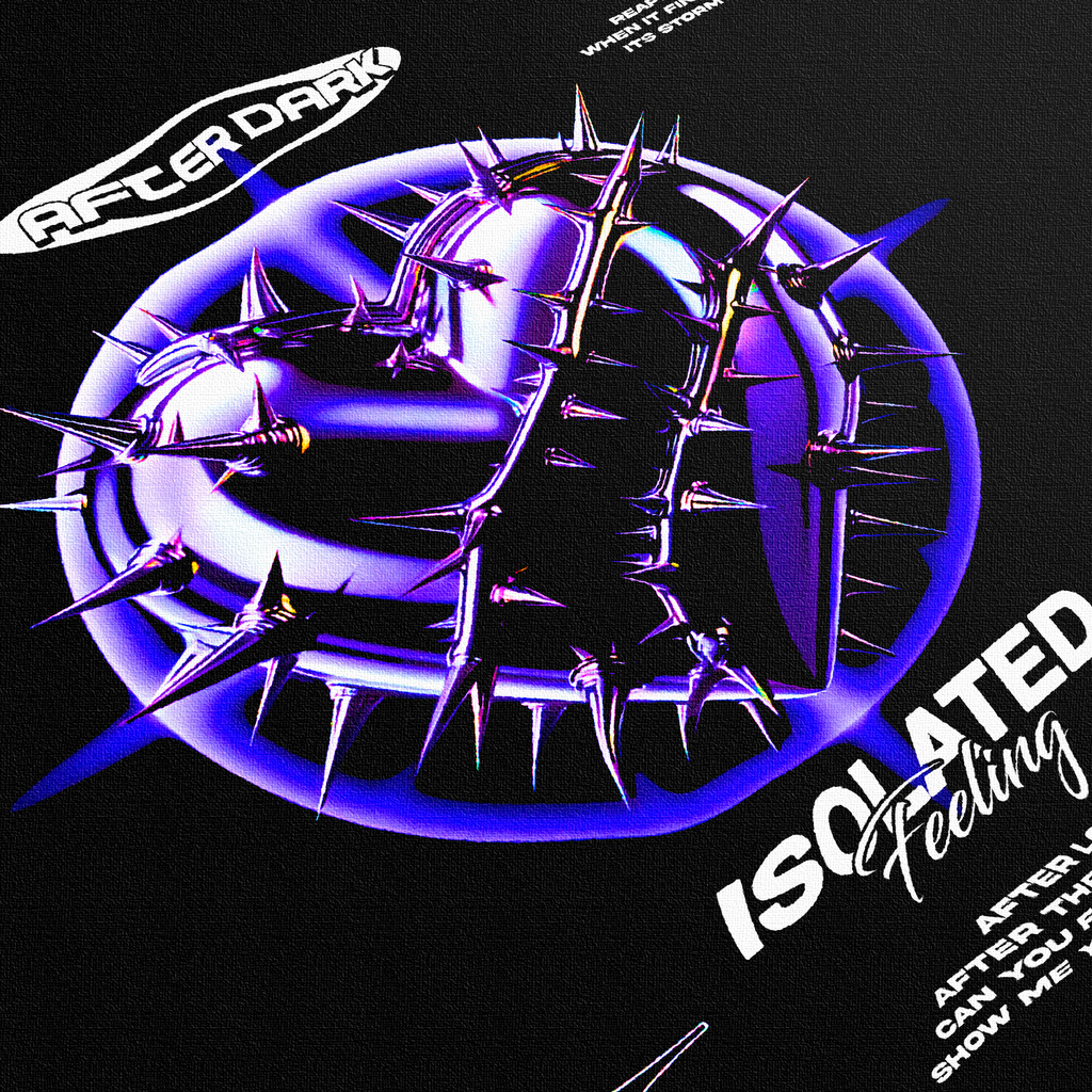 ISOLATED FEELING TEE BLACK