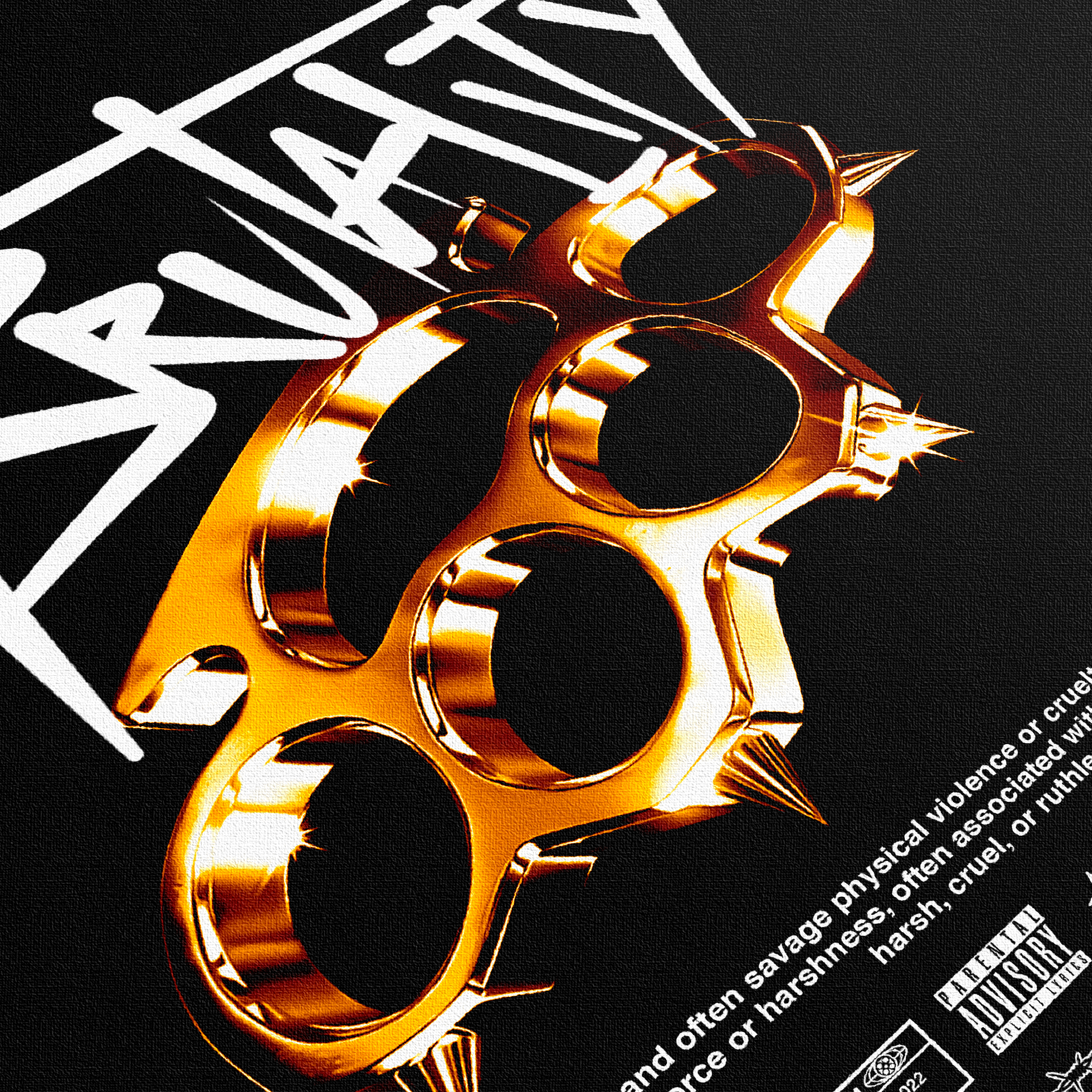 BRUTALITY HOODIE BLACK