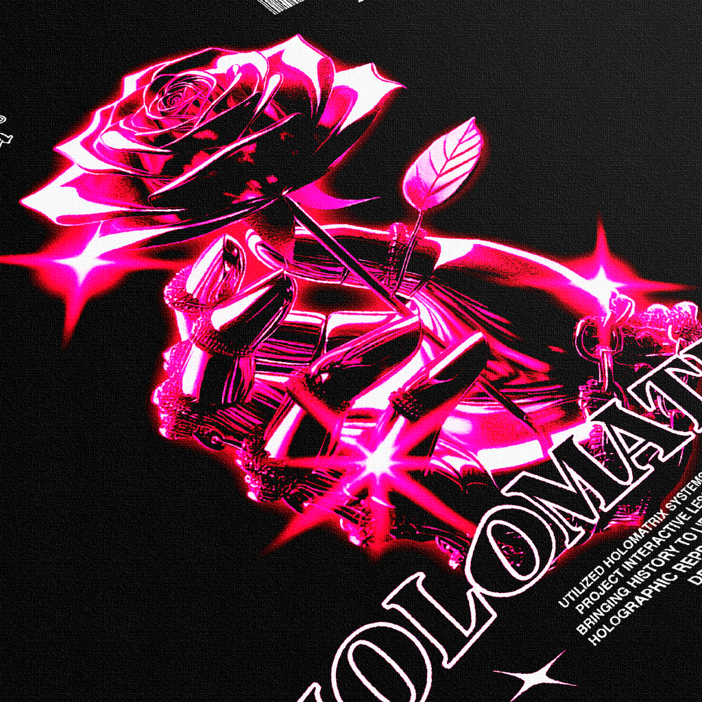 HOLOMATRIX TEE BLACK