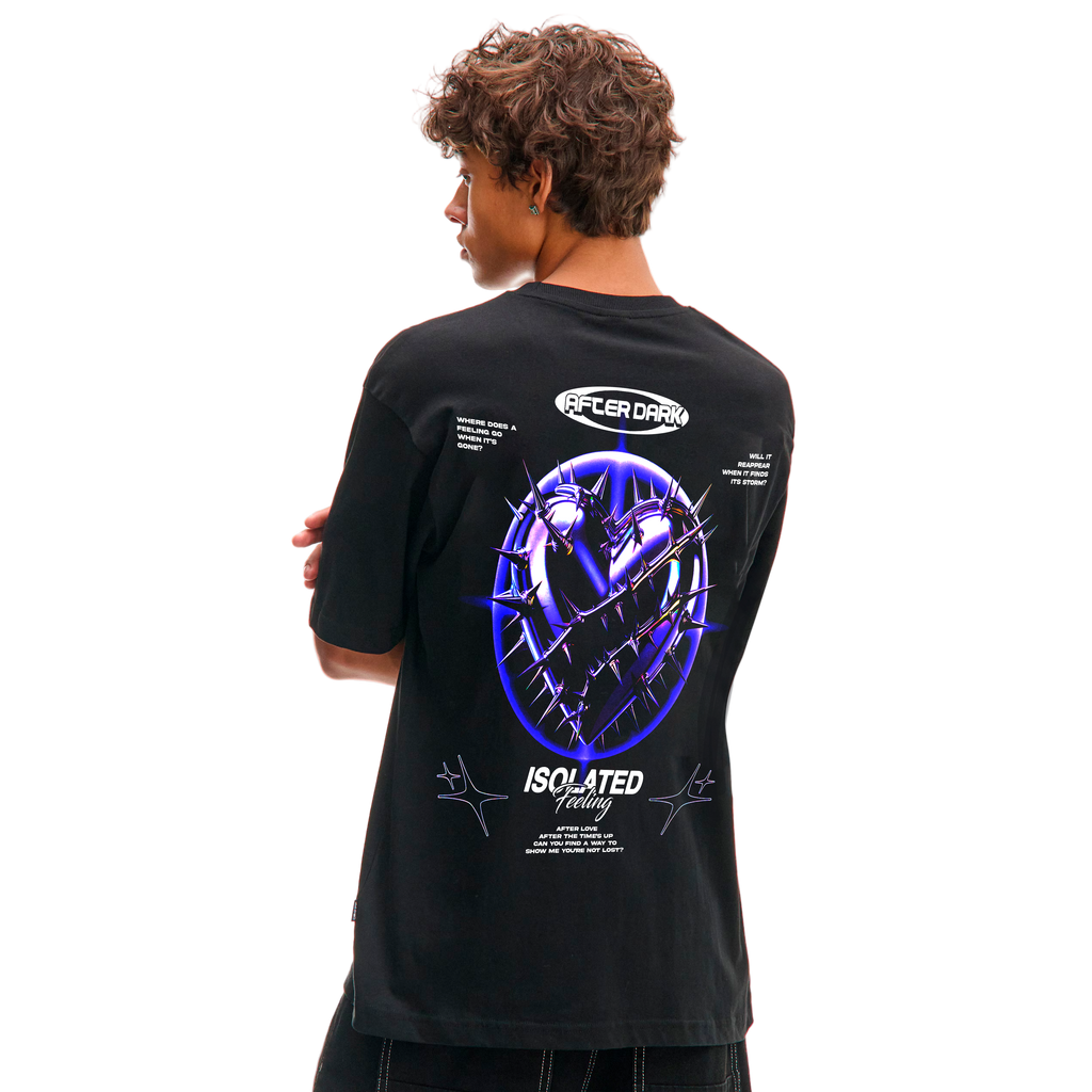 ISOLATED FEELING TEE BLACK