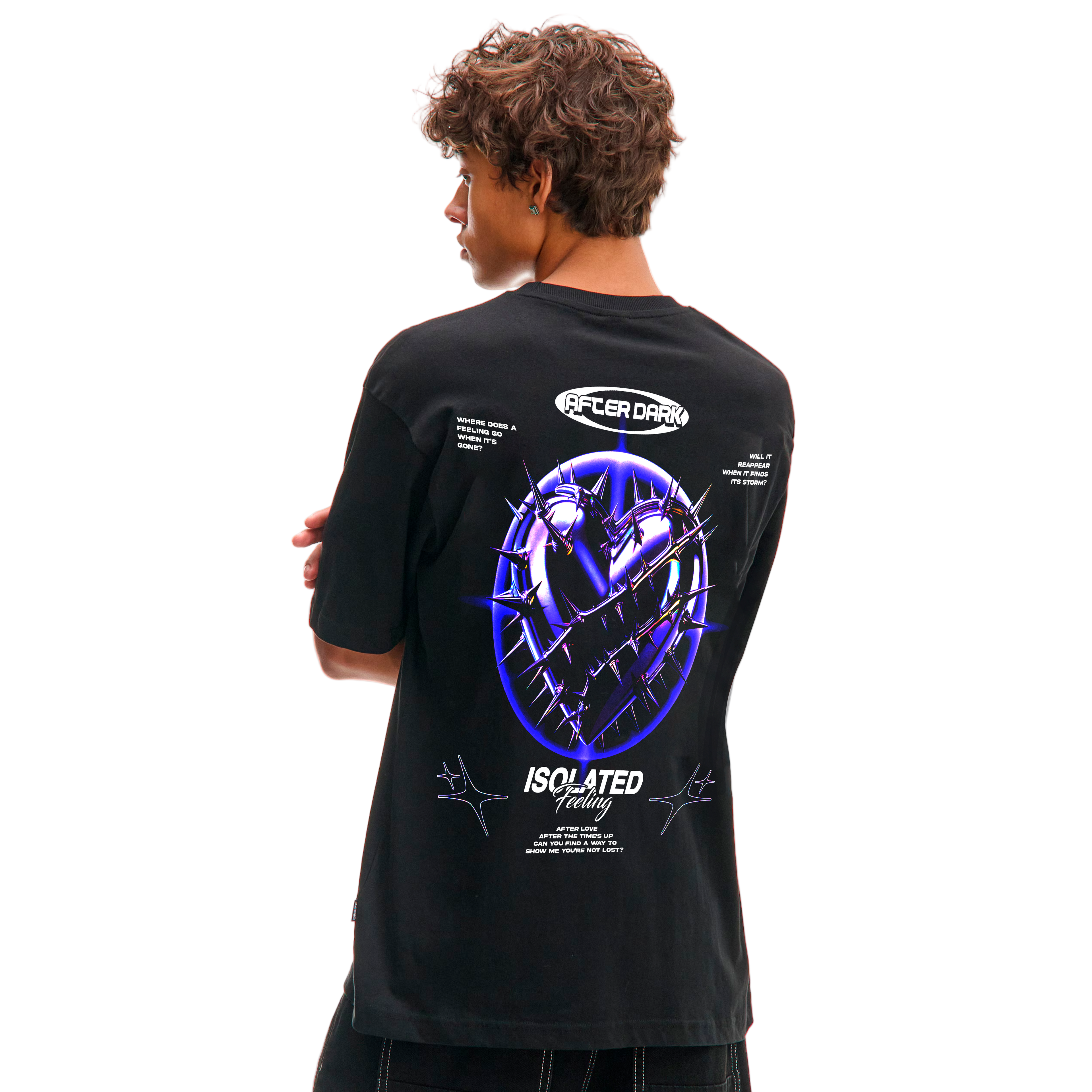 ISOLATED FEELING TEE BLACK