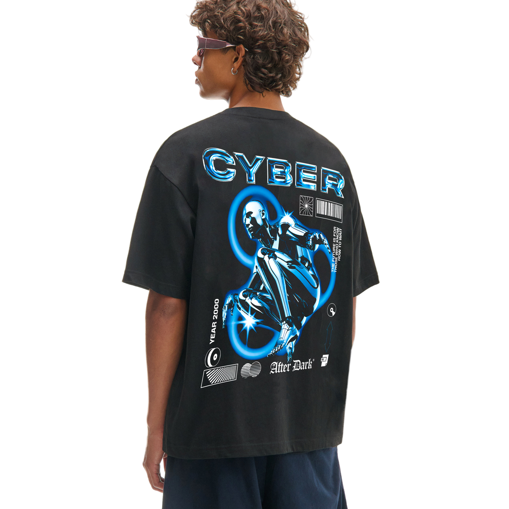 CYBER TEE BLACK