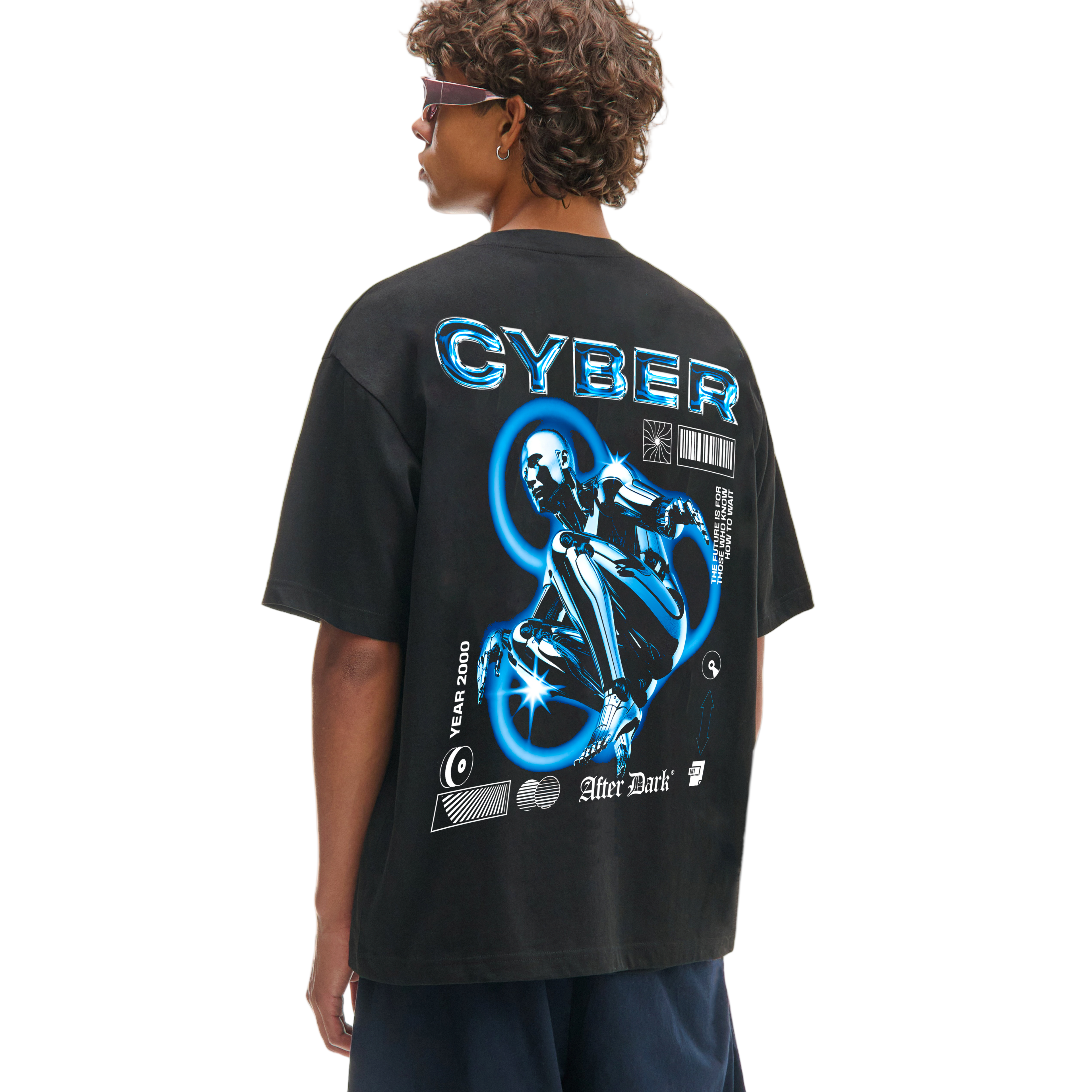 CYBER TEE BLACK