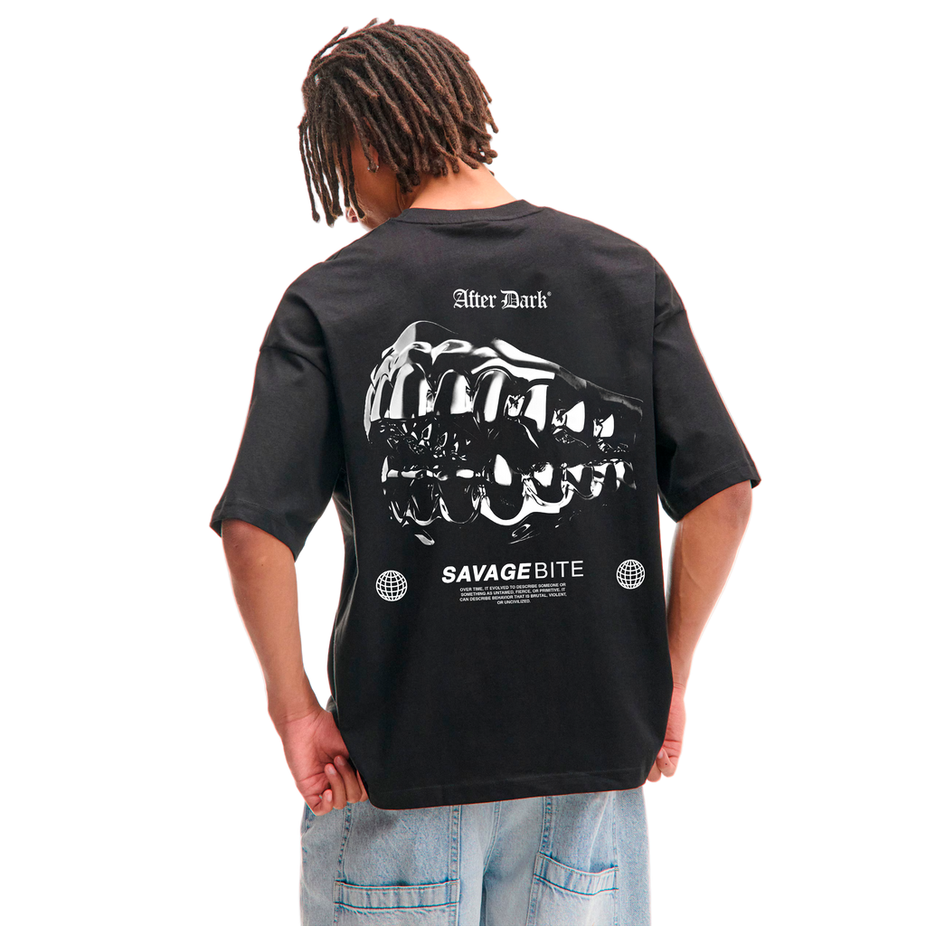 SAVAGE BITE TEE BLACK