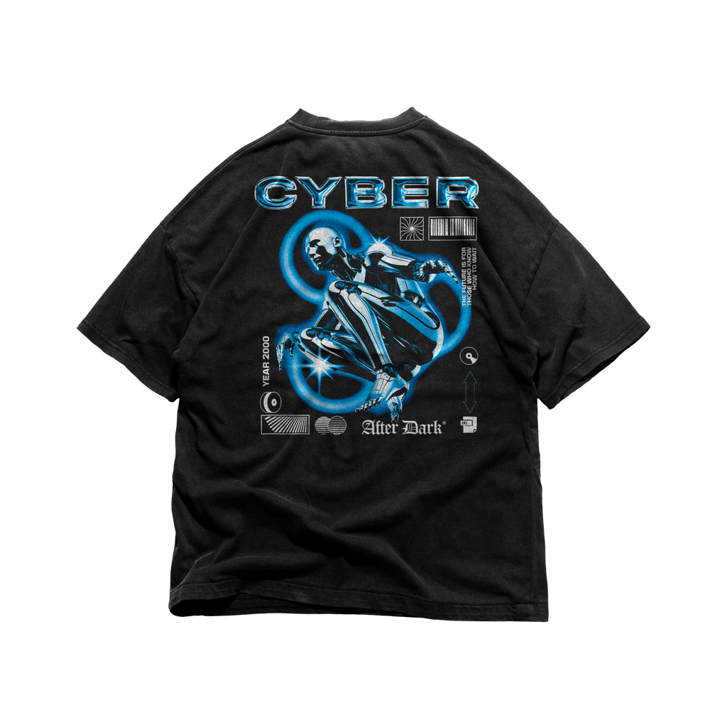 CYBER BLACK TEE