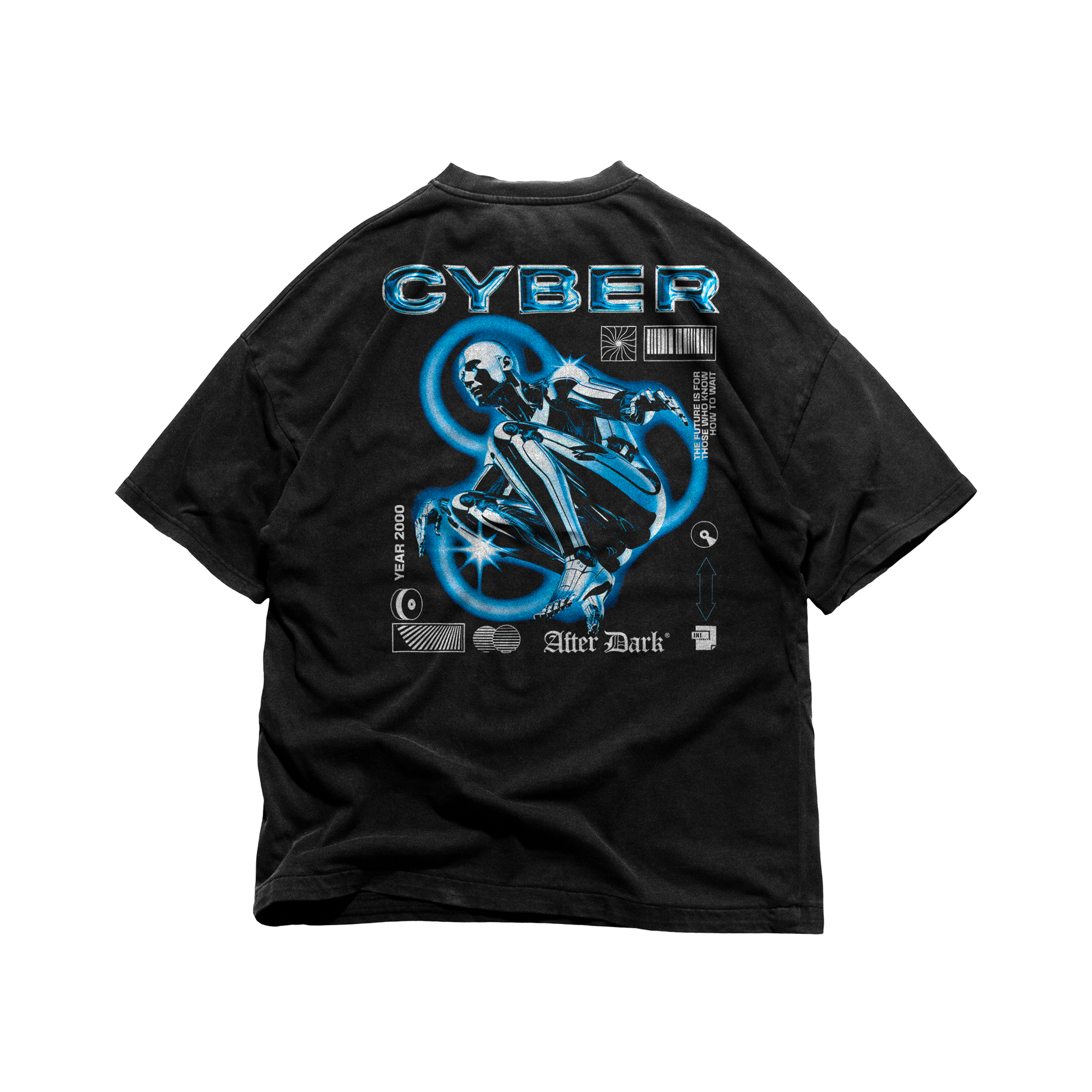 CYBER BLACK TEE