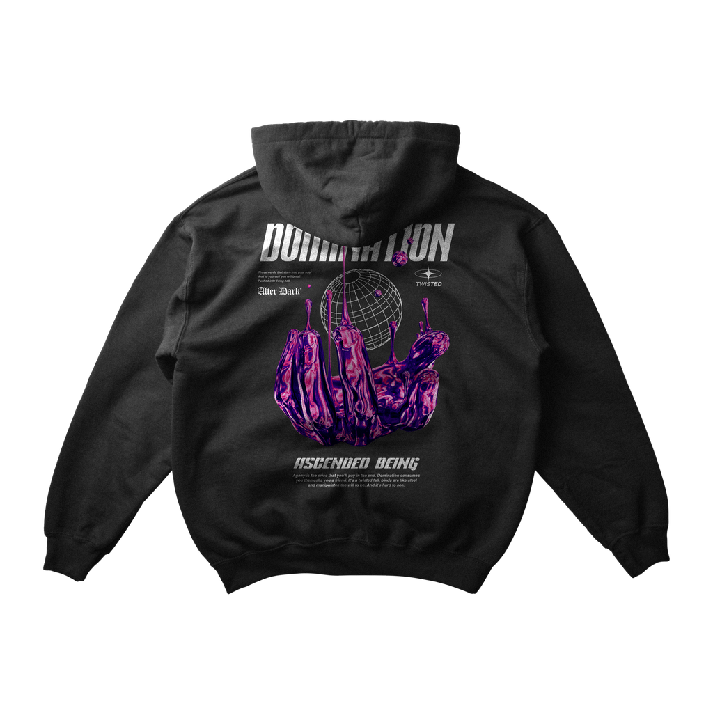 DOMINATION HOODIE BLACK