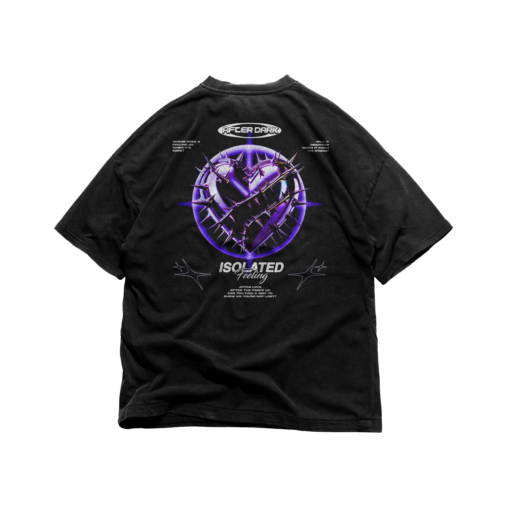 ISOLATED FEELING TEE BLACK