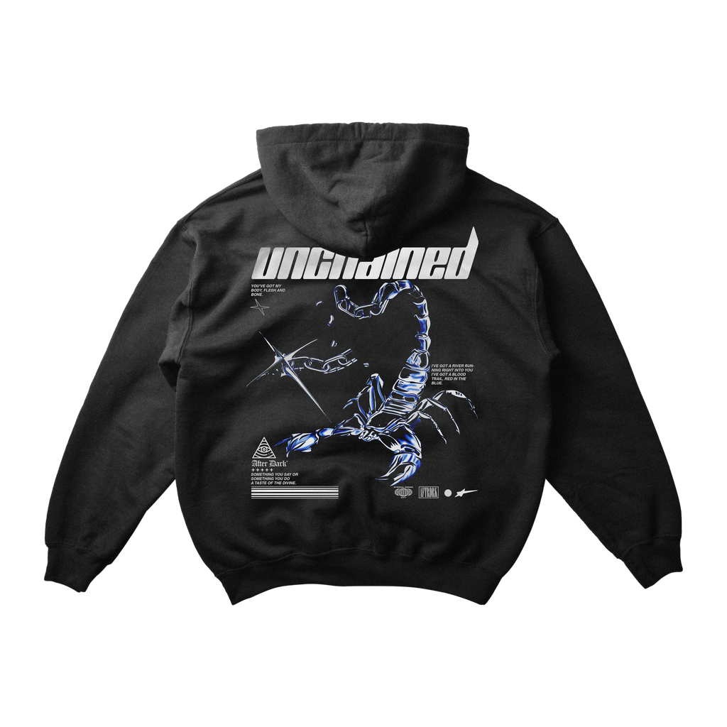 UNCHAINED HOODIE BLACK