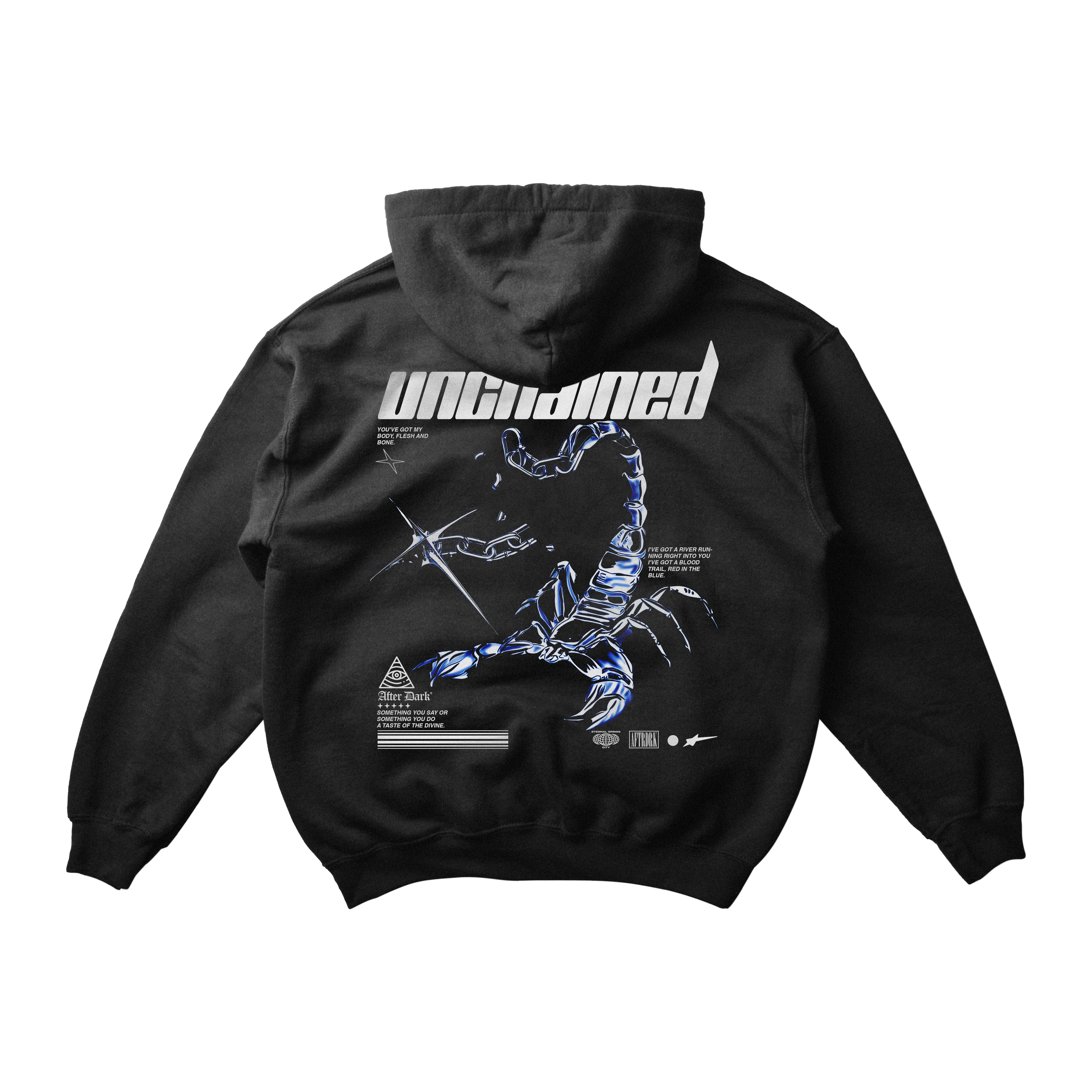 UNCHAINED HOODIE BLACK