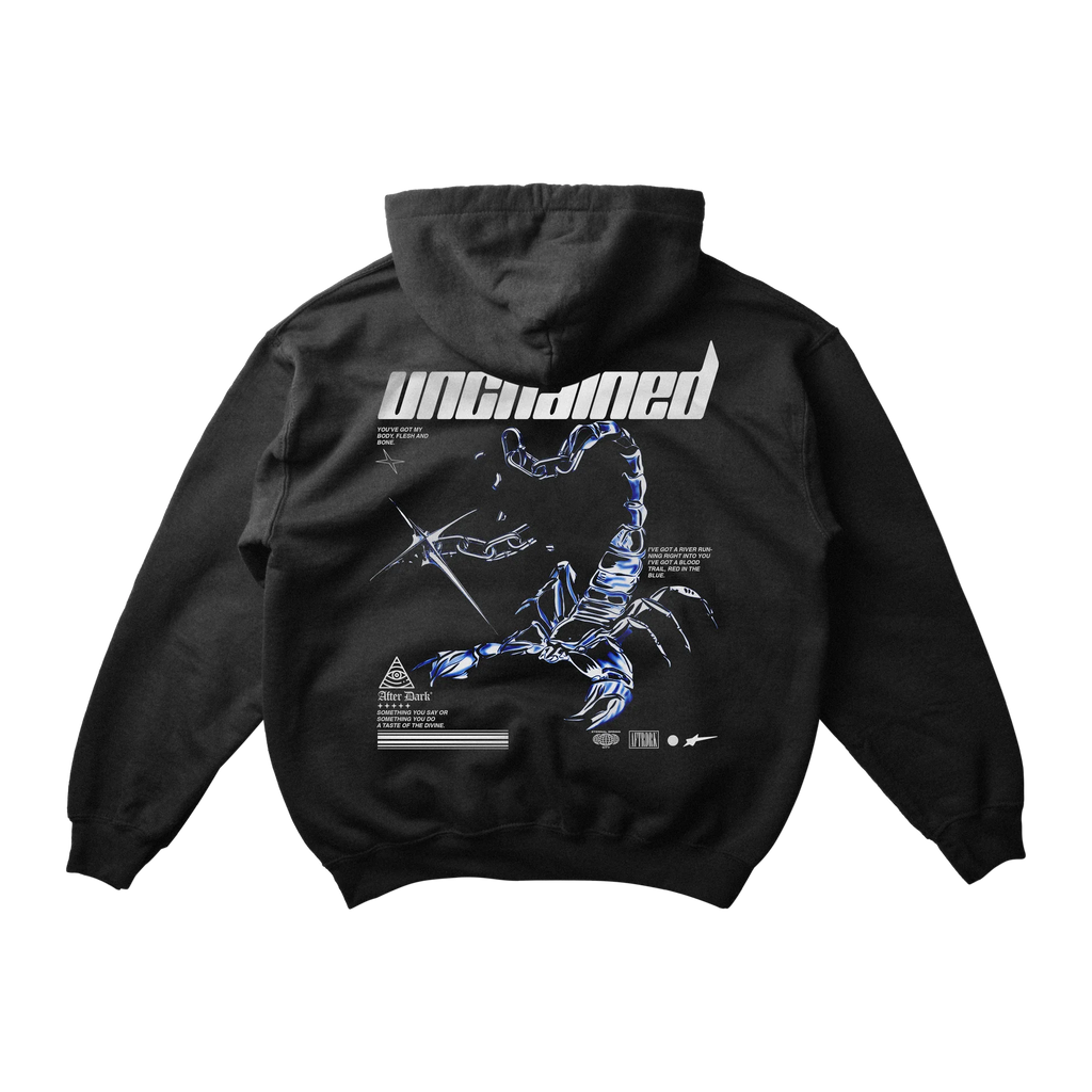UNCHAINED HOODIE BLACK