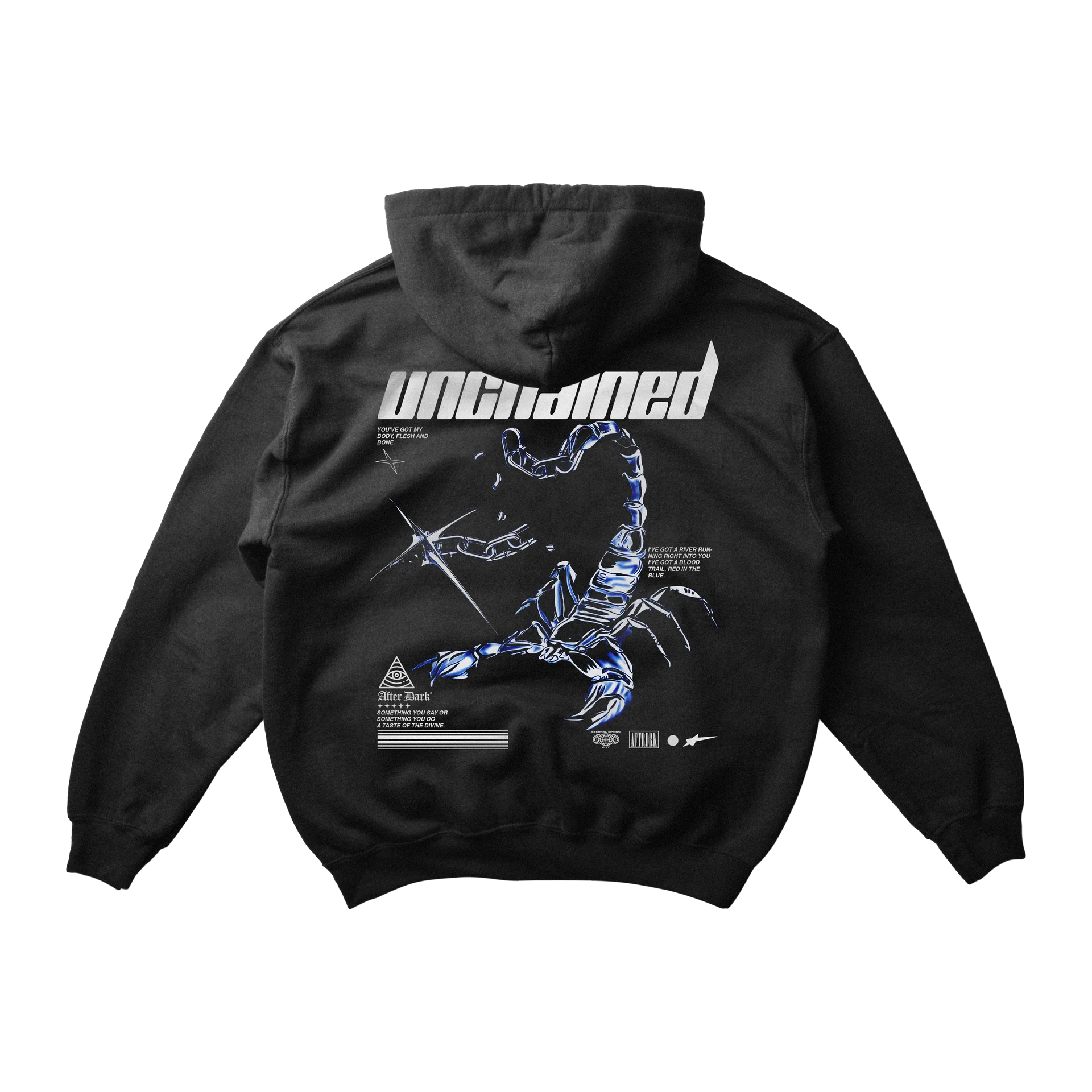 UNCHAINED HOODIE BLACK